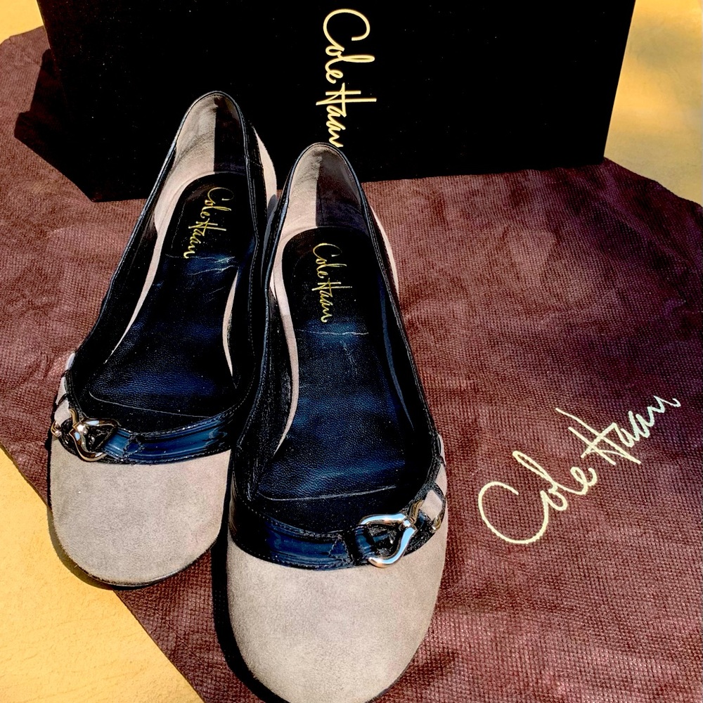 Cole Haan Air grey Olivia Tantivy Ballet Flats